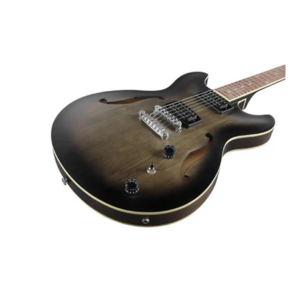 GUITARRA ELECTRICA IBANEZ HOLLOW BODY AS53 BLACK FLAT - Imagen 5