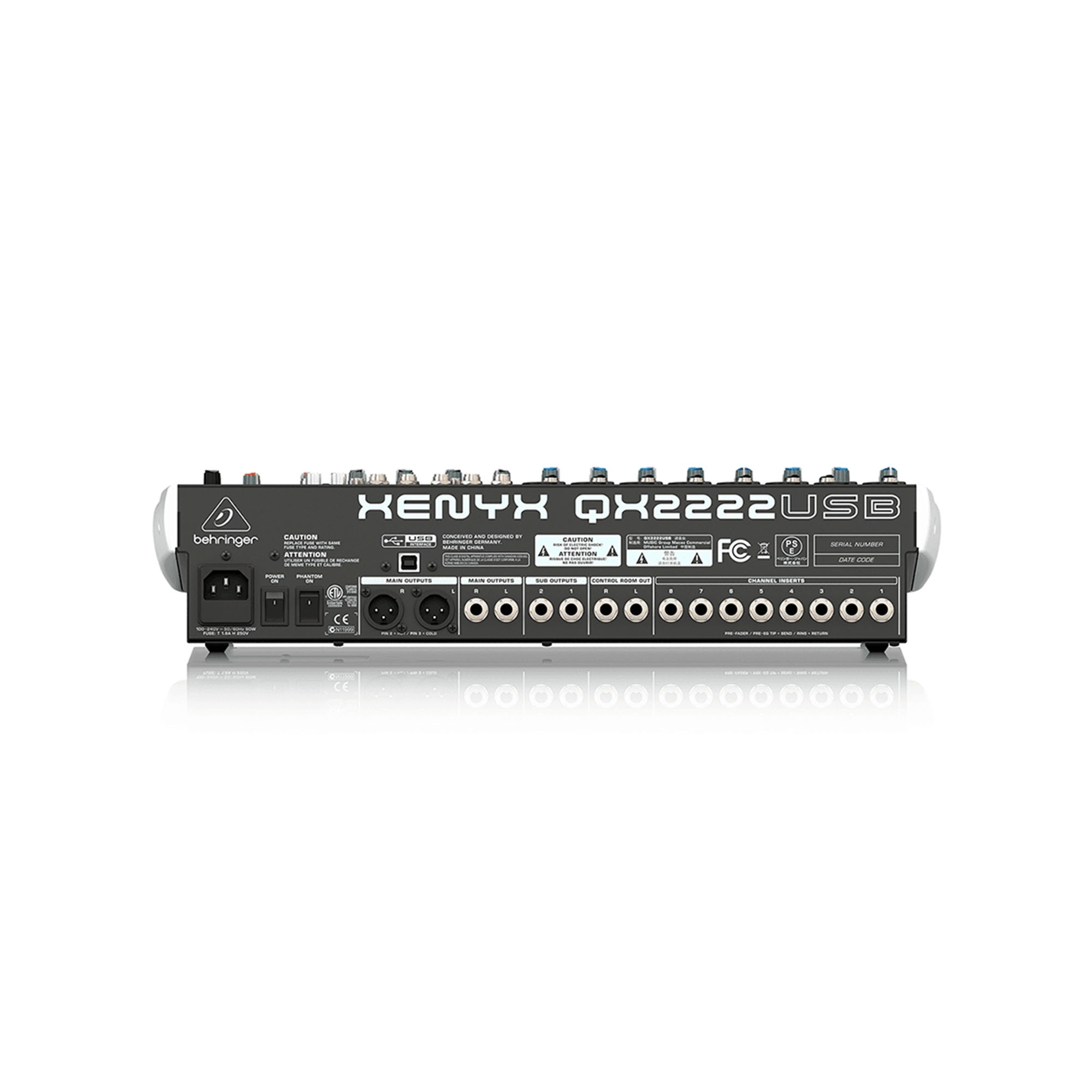 MIXER BEHRINGER XENYX QX2222USB - Imagen 2